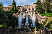 Tivoli - Villa d'Este, la fontana di Nettuno. 